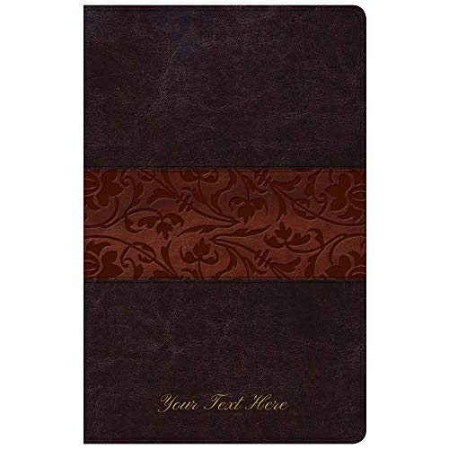 Personalized Custom Text Your Name NKJV The Study Bible for Women Mahogany Leather Touch