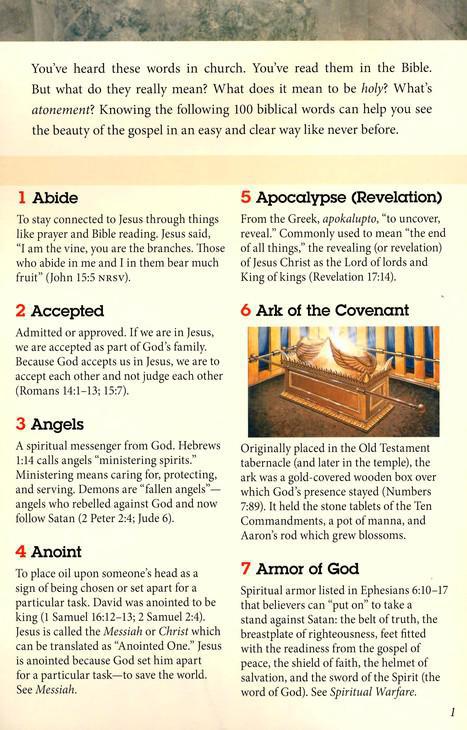 100 Words Every Christian Should Know Pamphlet