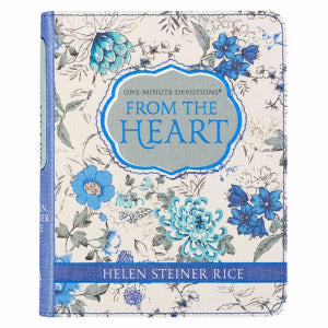 One Minute Devotions From The Heart Helen Steiner Rice Blue
