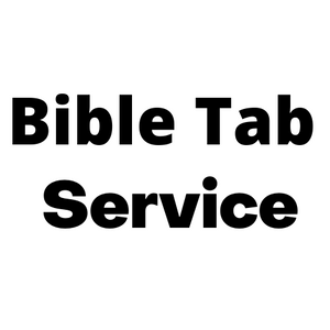 Bible Tab Service (Includes bible tab with package)