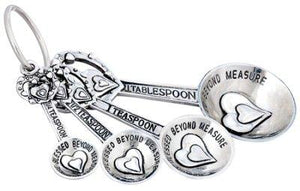 Blessed Beyond Measure Metal Measuring Spoons