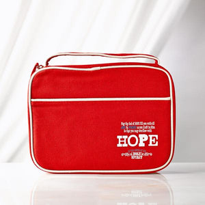 Hope Red Canvas Bible Cover