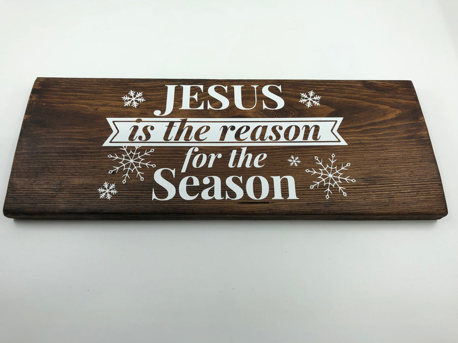 Jesus Is the Reason For The Season Wood Decor