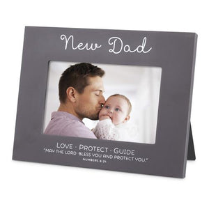 New Dad Numbers 6:24 Picture Frame