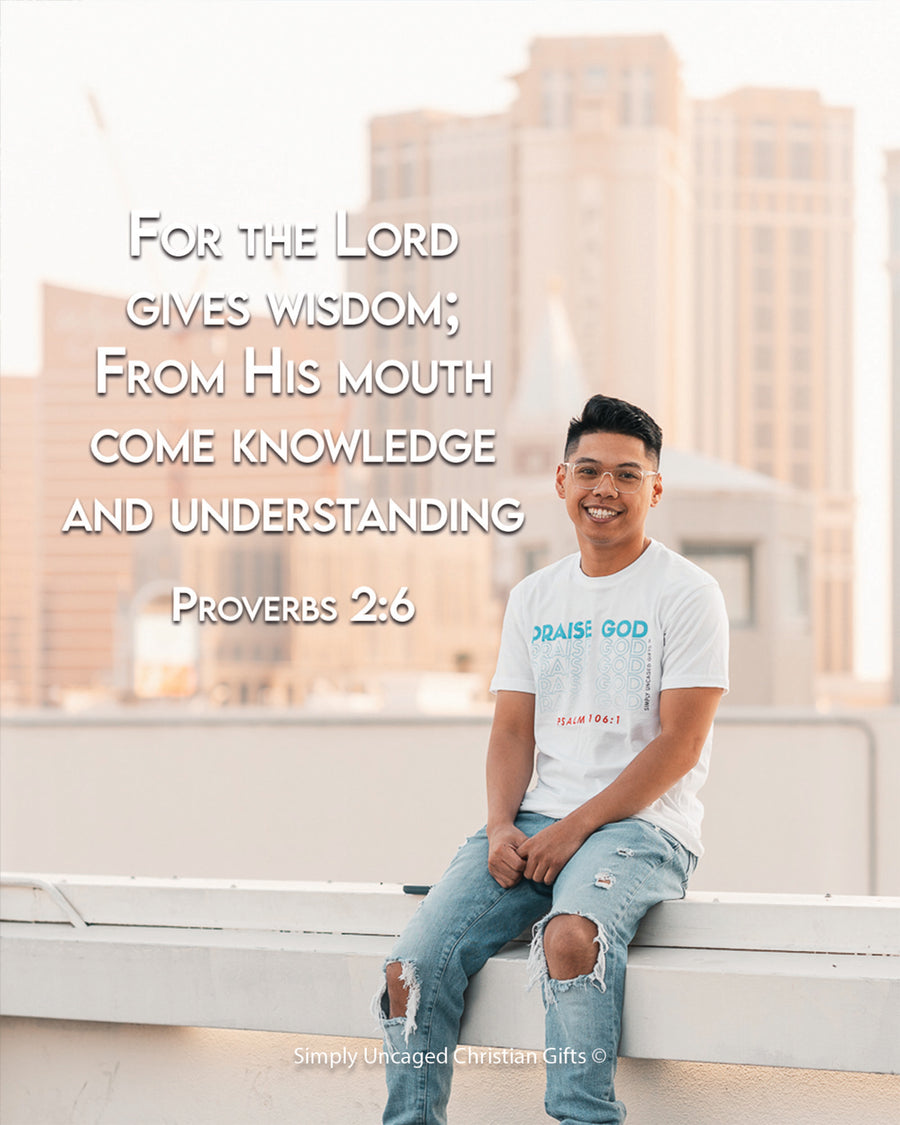 Proverbs 2:6 Personalized Photo Verse