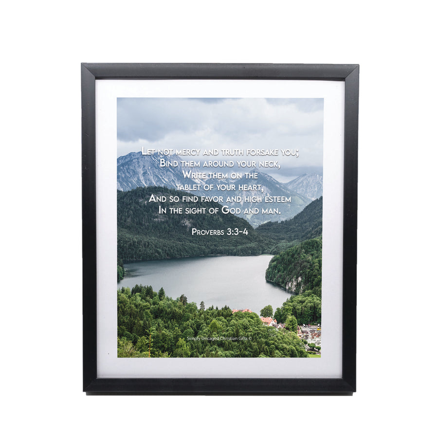 Proverbs 3:3-4 Personalized Photo Verse