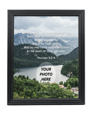 Proverbs 3:3-4 Personalized Photo Verse