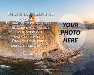 Psalm 121:7-8 Personalized Photo Verse