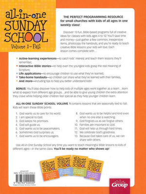 The All-In-One Sunday School Series Volume 1 (Ages 4-12)