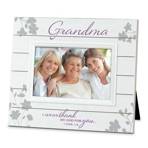 Grandma 1 Corinthians 1:4 Vine Design Picture Frame