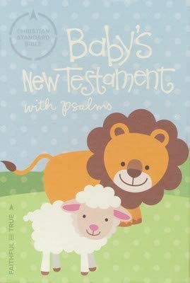 Personalized CSB Baby's New Testament with Psalms White LeatherTouch