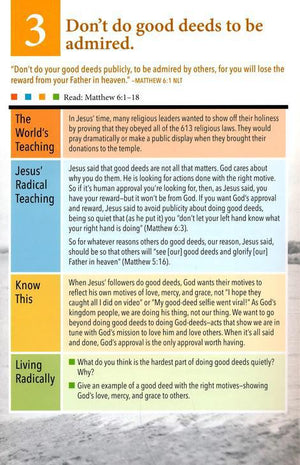 12 Radical Teachings of Jesus Pamphlet