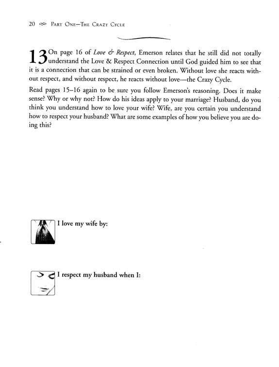 Love & Respect Workbook - Emerson Eggerichs