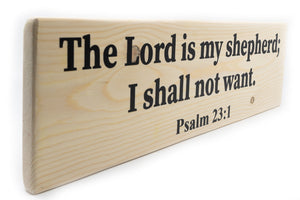Psalm 23:1 The Lord Is My Shepherd Wood Decor