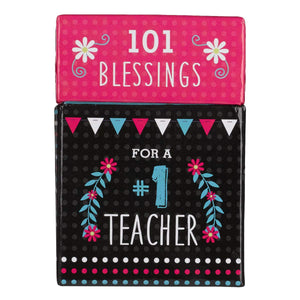 101 Blessings For #1 Teacher Boxed Cards