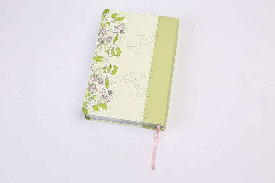 Personalized NKJV The Study Bible for Women Edition Green/Wildflower LeatherTouch