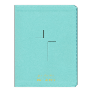 Personalized The Jesus Bible NIV Edition Leathersoft Blue