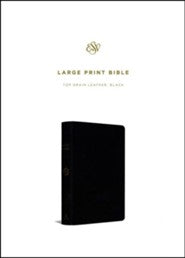 Personalized ESV Large Print Trutone Imitation Leather Celtic Cross Olive