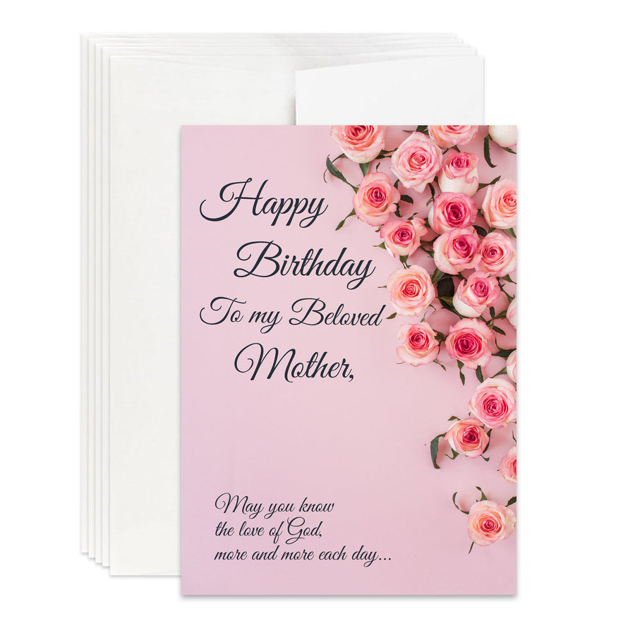 Christian Mom Birthday Card for Mom Card Christian Birthday Card, Christian Gift for Mother Woman Her Birthday