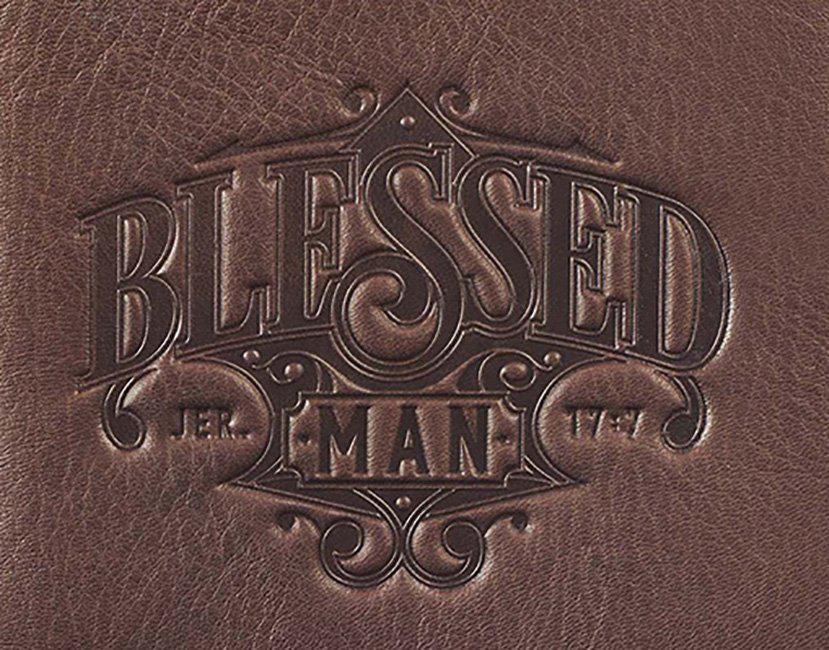 Blessed Man Brown Genuine Leather Wallet