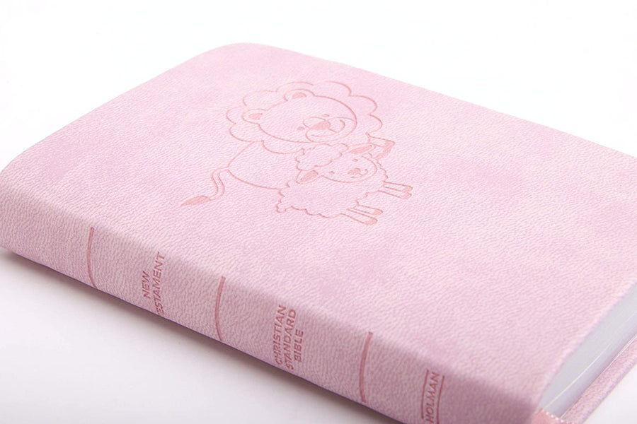 Personalized CSB Baby's New Testament with Psalms Pink LeatherTouch