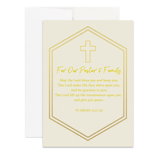 Ministry Appreciation Card for Pastor Family