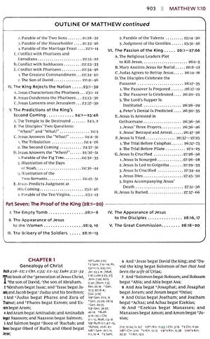 Personalized The KJV Open Bible Comfort Print: Complete Reference System Leathersoft Black