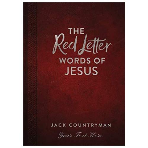 Personalized The Red Letter Words of Jesus
