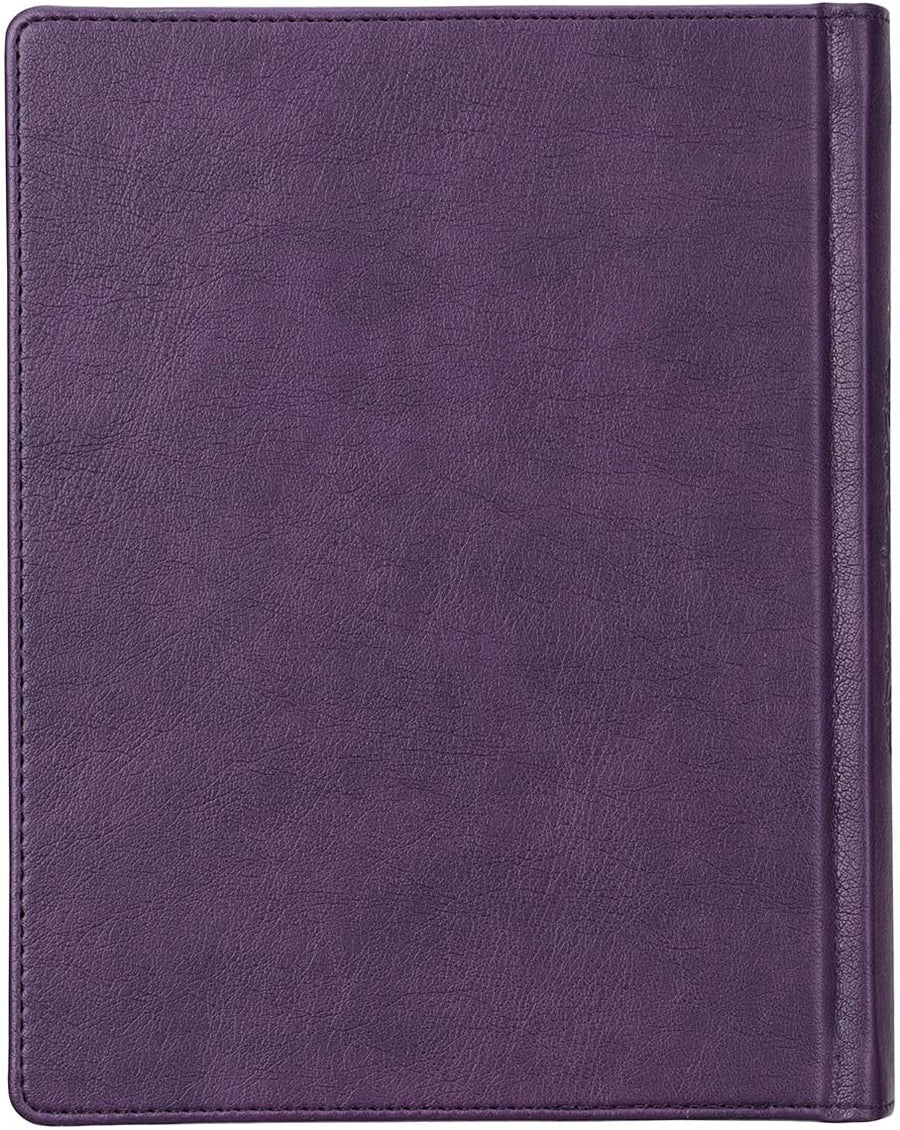 Personalized KJV My Creative Bible Purple Faux Leather Hardcover