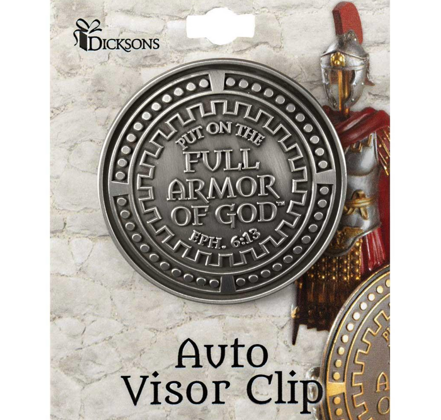 Full Armor Of God Round Visor Clip