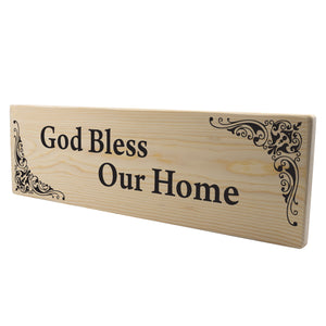 God Bless Our Home Wood Decor