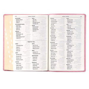 Personalized KJV Holy Bible Giant Print Full-Size Bible Pink Faux Leather Bible w/ Ribbon Marker