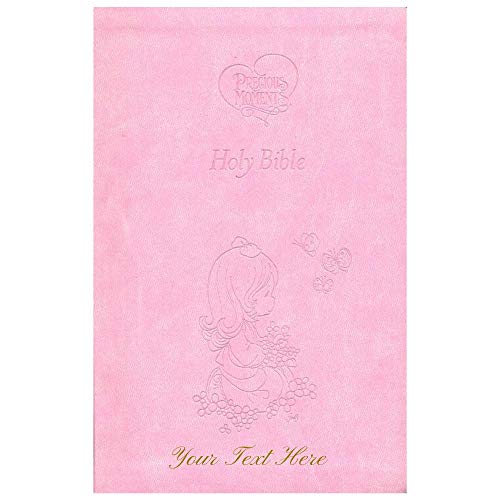 Personalized ICB Precious Moments Holy Bible Leathersoft Pink