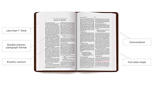 Personalized ESV Thinline Bible TruTone Chocolate/Blue Paisley Band