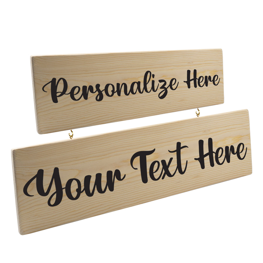 Personalized 2 Tier Wood Decor