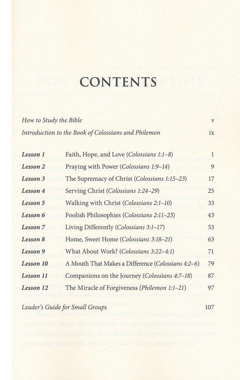 Life Lessons from Colossians & Philemon, 2018 Edition - Max Lucado