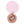 Load image into Gallery viewer, Be Grateful Rose Gold Key Ring with Pink Disc
