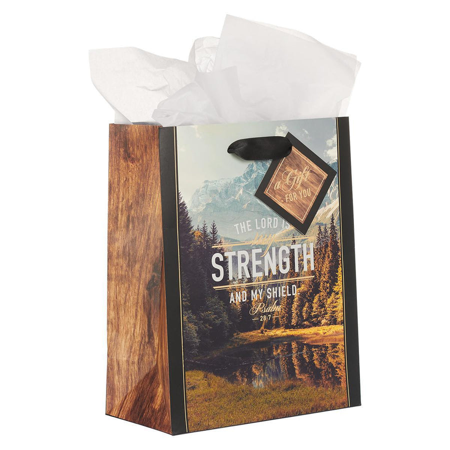 Psalm 28:7 The LORD is my Strength Gift Bag