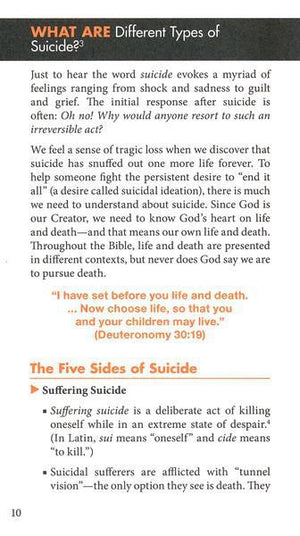 Suicide Prevention [Hope For The Heart Series] - June Hunt