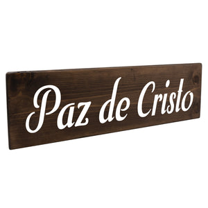 Paz de Cristo Spanish Wood Decor