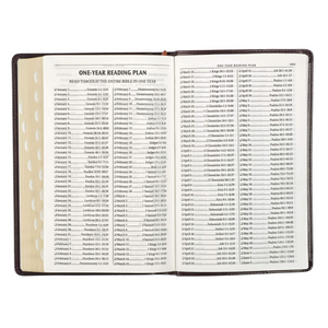 Personalized KJV Deluxe Gift Bible Dark Brown Faux Leather