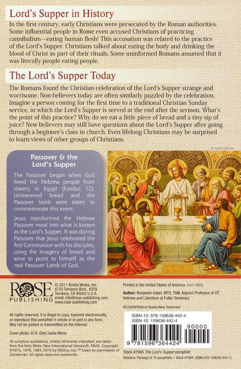 The Lord's Supper Pamphlet