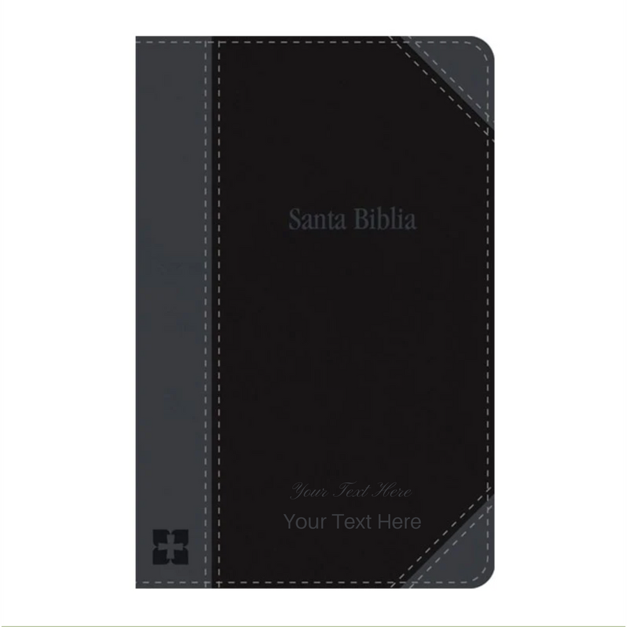 Personalized Santa Biblia NVI Ultrafina Compacta Leathersoft Negra (Spanish Edition)