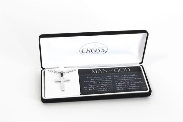 Man Of God Stainless Steel Cross Necklace