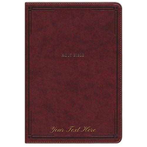 Personalized NKJV Thinline Bible Giant Print Leathersoft Comfort Print