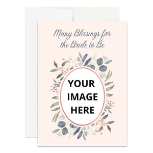 Personalized Christian Bridal Shower Card for Personalized Gift, Christian Bride Card Christian Bridal Card