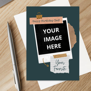 Christian Dad Personalized Birthday Card for Dad Personalized Card Christian Birthday Card, Personal Christian Gift for Father, His Birthday