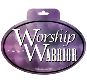 Worship Warrior Holographic Sticker