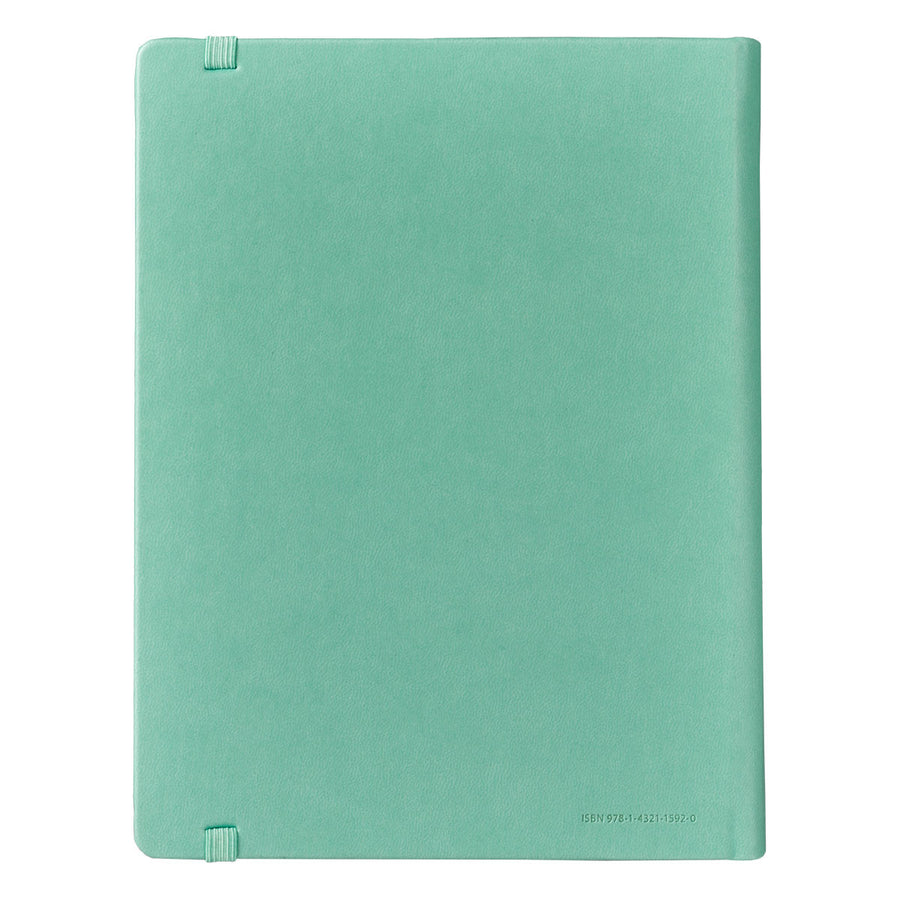 Personalized KJV My Creative Bible Journaling LuxLeather Hardcover Teal