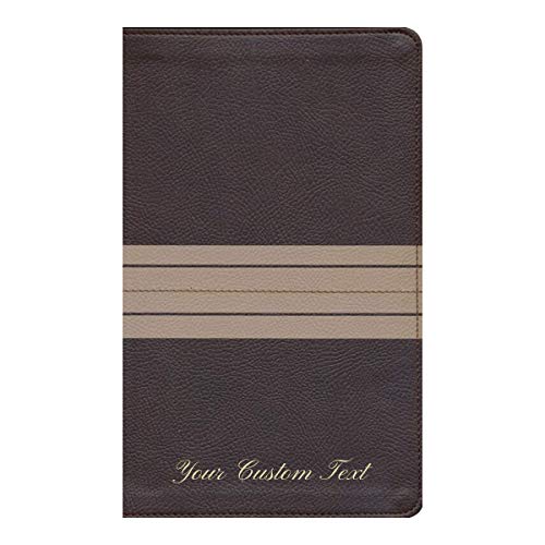 Personalized NIV Comfort Print Thinline Bible Leathersoft Chocolate/Tan New International Version